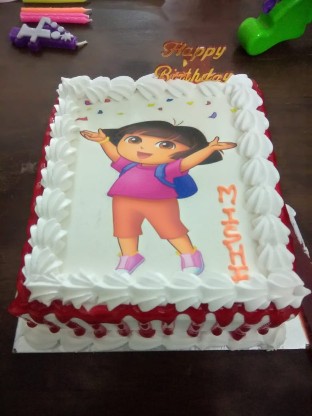 Dora Photo Cake