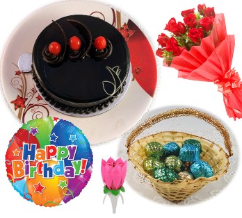 All in One Birthday Celebration Combo - Aaj Ki Party Mere Taraf Se