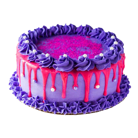 Purple Pink Choco Cake